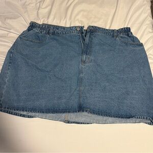 Denim Mini Skirt